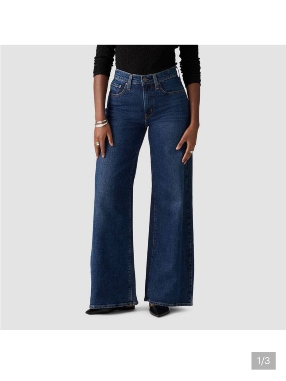 NWT Women’s Levi's 728 High-Rise Wide Leg Jeans Size 28x32